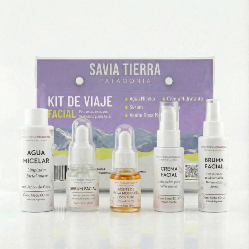 Savia Tierra - Kit Viaje Facial
