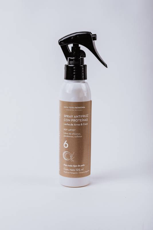 Savia Tierra - Spray Antifrizz Con Proteinas - Leche De Arroz Y De Coco X 125Ml