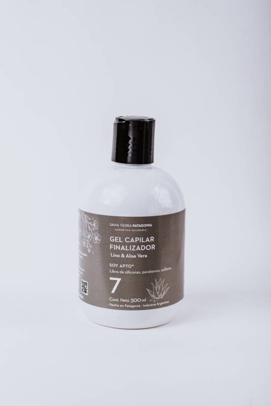 Savia Tierra - Gel Finalizador De Lino Y Aloe Vera (Verbena, Limon Y Uva) X 300Ml