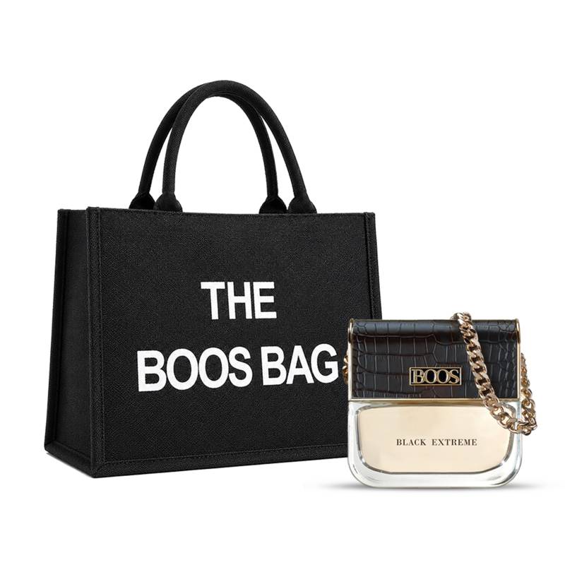 Boos Pack Extreme Black Tote + Edp