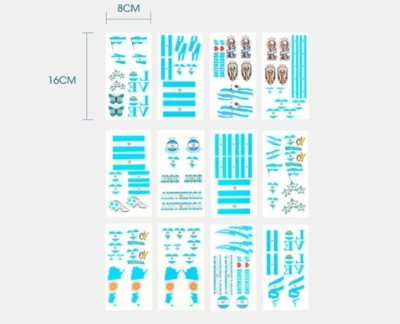 Tatuajes Termporales Argentina Pack X12