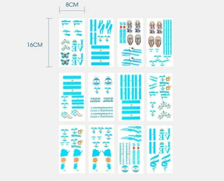 Tatuajes Termporales Argentina Pack X12