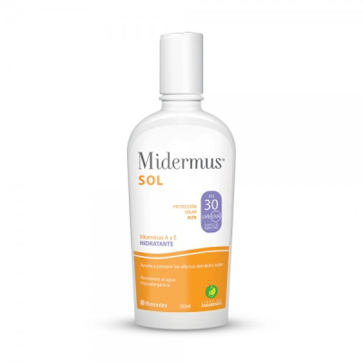 Midermus Sol Factor 30 - Uvb Uva Amplio Espectro - Vitamina A Y E - Emulsión X 150G