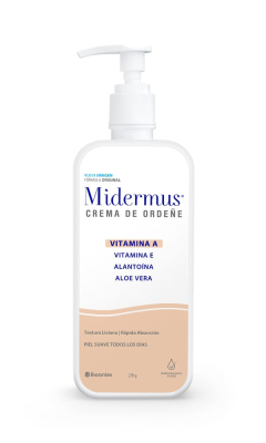 Midermus Crema De Ordeñe - Crema Humectante Nutritiva - Frasco Valv. Dosif. X 270G - Vl  