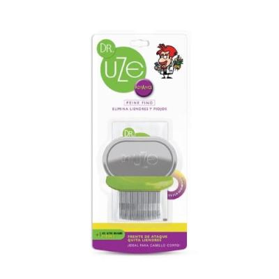 Dr. Uze Advance - Peine Fino Con Fte De Ataque Quita Liendres Y Stick Autolimpiante-Vl  