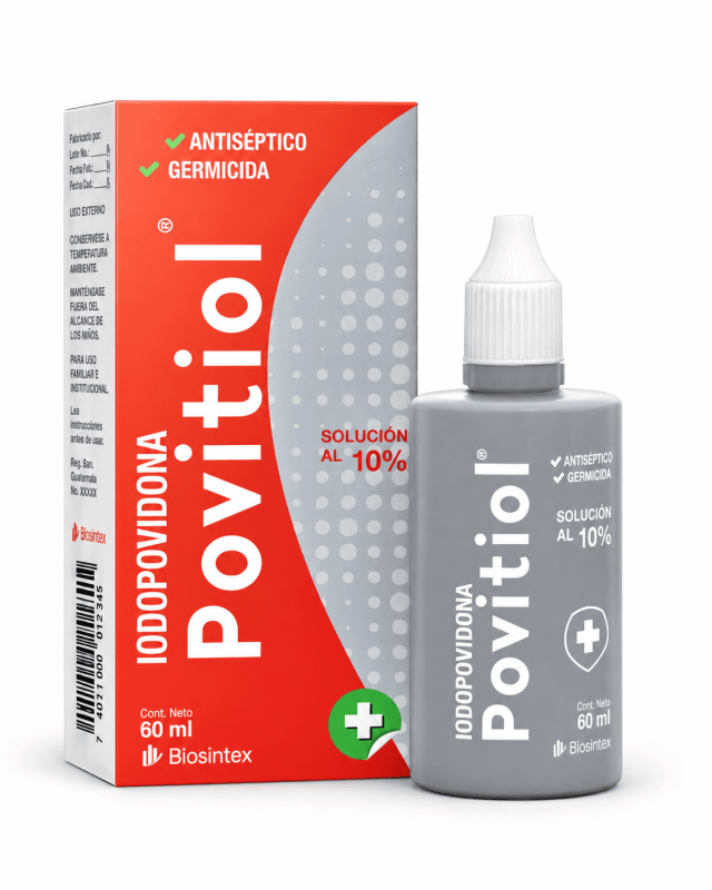 Povitiol Solucion -Iodopovidona 10% -60Ml -Vl