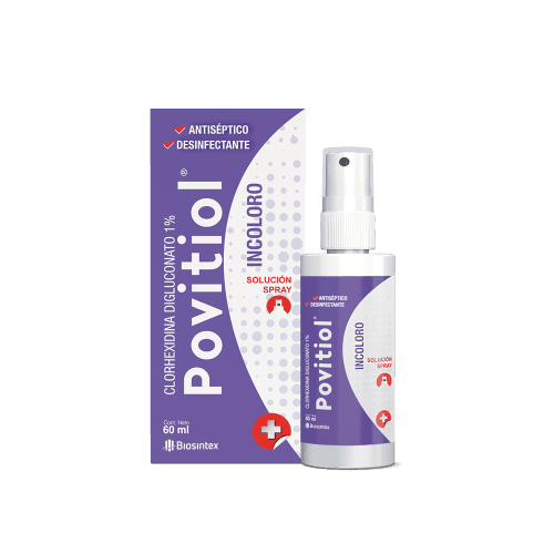 Povitiol Incoloro -60Ml -Clorhexidina Digluconato 1% -Vl