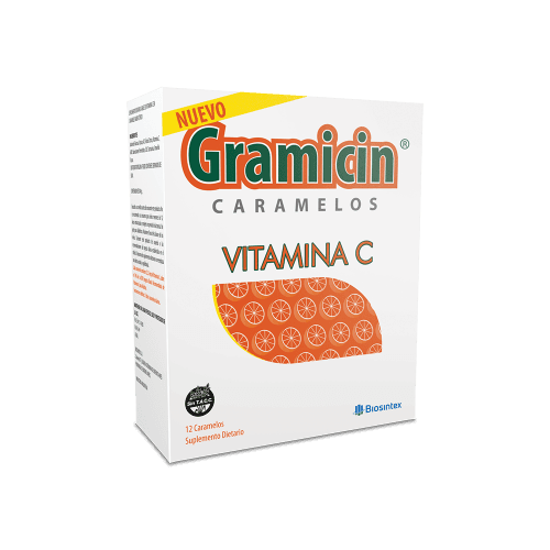 Gramicin Vitamina C X12 Caramelos