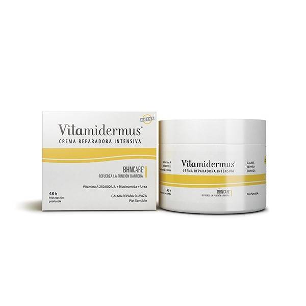 Vitamidermus Crema - 200Gr - Crema Con Vitamina A, Niacinamida 2%, Urea Y Karite