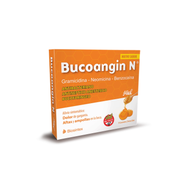 Bucoangin N Miel - Gramicidina, Neomicina + Asoc. - 9 Caramelos - Vl