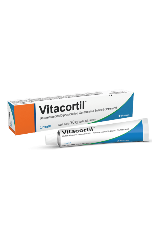 Vitacortil - Betametasona, Gentamicina, Clotrimazol - Crema 20G - Vbr