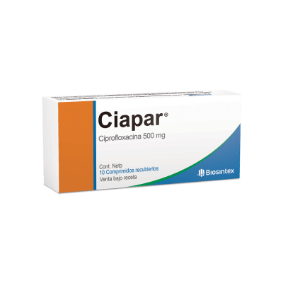 Ciapar 500 Mg X 10 Comp Rec 
