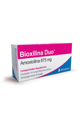 Bioxilina Duo - Amoxicilina 875Mg -14 Comp. Rec.