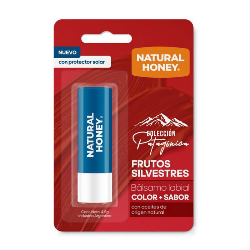Natural Honey - Balsamo Labial C/Manteca Cacao - Frutos Silvestres