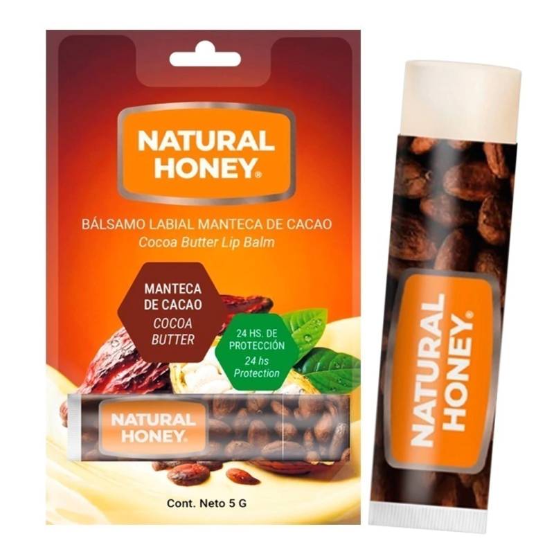 Natural Honey - Balsamo Labial Manteca Cacao