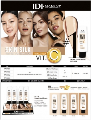 Idi - Exhibidor Tinted Foundation Skin Silk