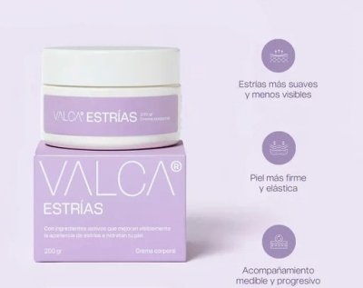 Valca Crema Estrias X 200 Gr