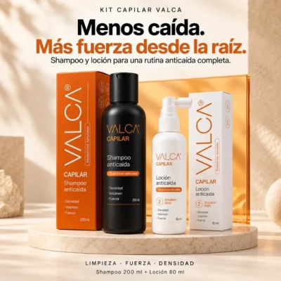 Valca Combo Capilar Anticaida ( 1 Shampoo + 1 Locion)
