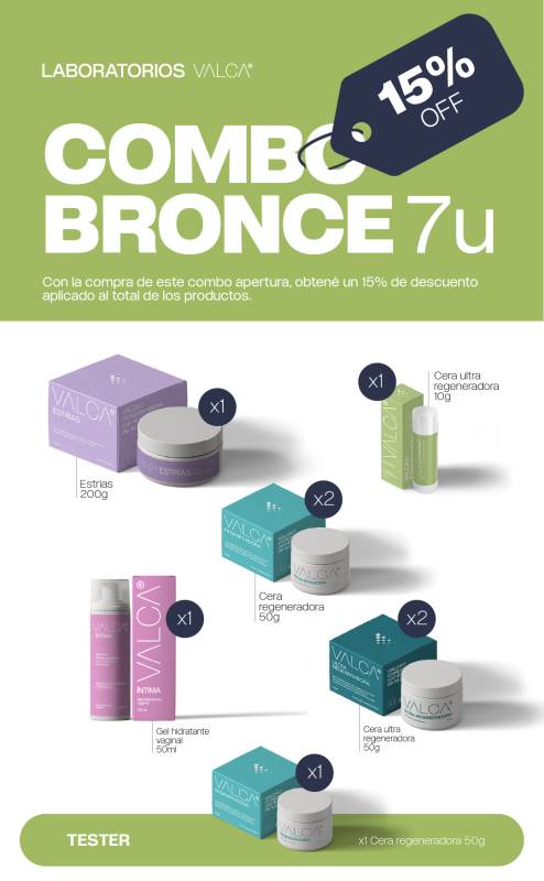 Valca Combo Bronce X 7 Unidades