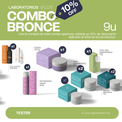Valca Combo Bronce X 9 Unidades