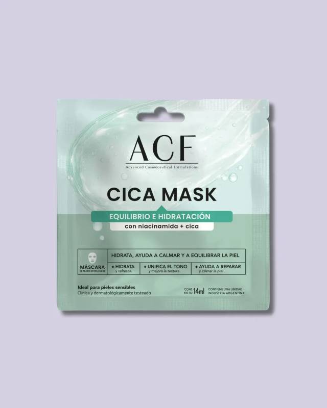 Acf - Máscara Equilibrio E Hidratacion Cica Mask