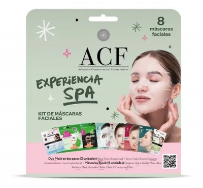 Acf - Experiencia Spa - Contiene 8 Mascaras