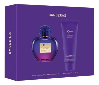 Antonio Banderas - Estuche Her Secret Desire Edt 80 Ml + Body Lotion 75Ml