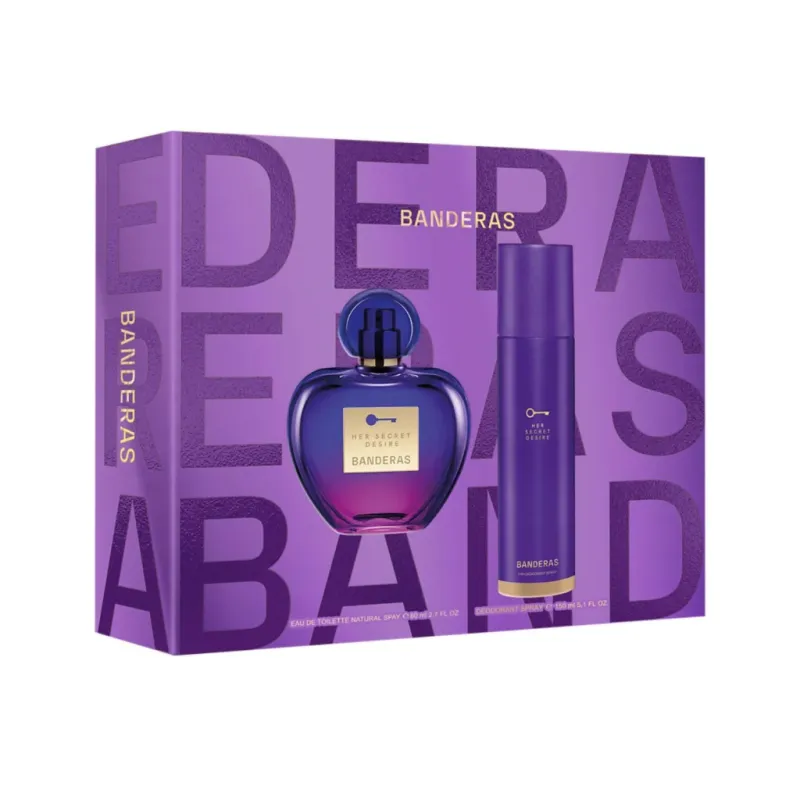 Antonio Banderas - Estuche Her Secret Desire Edt 80 Ml + Deo