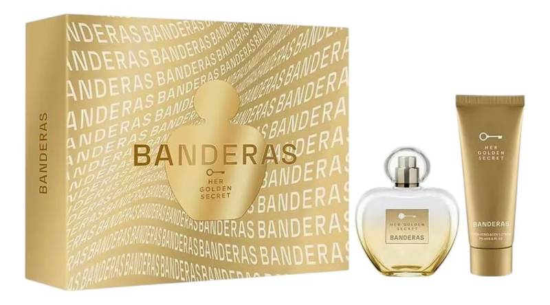 Antonio Banderas - Estuche Her Golden Secret Edt 80 Ml + Body Lotion 75 Ml