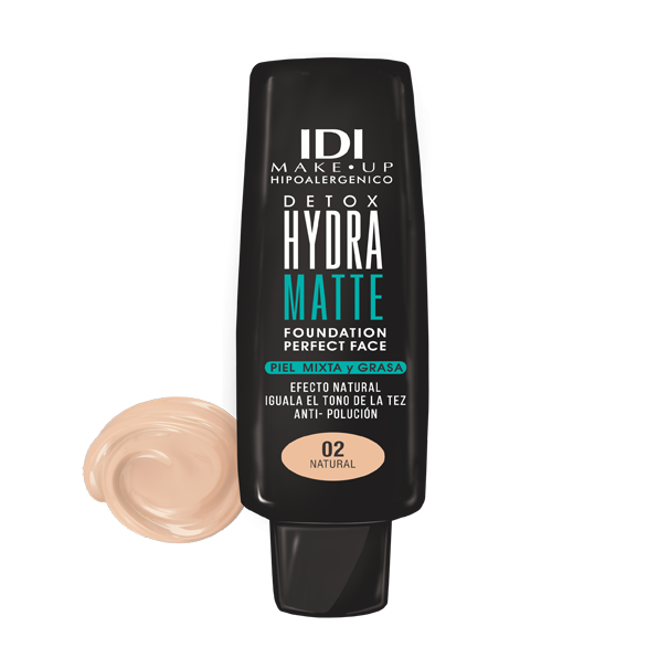 Idi - Maquillaje Fluido Hydra Matte Detox N02 Natural