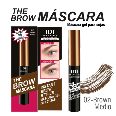 Idi - The Brow Mascara Gel Cejas - 02 Brown Medio