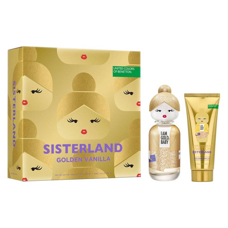 Benetton - Estuche Sisterland Golden Vanilla Edp 80Ml + Body Lotion