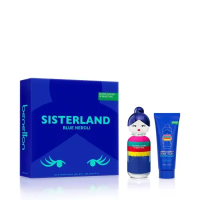 Benetton - Estuche Sisterland Blue Neroli Edt 80Ml