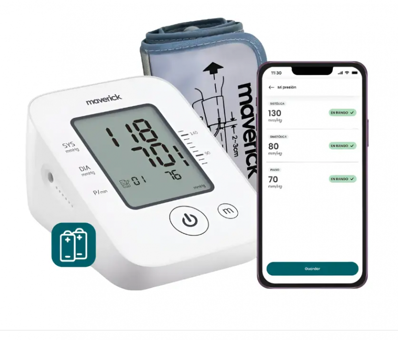 Maverick - Tensiometro Digital T-Voice Con Blutooth