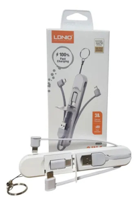 Cable Ldnio Lc130 Llavero 3 En 1