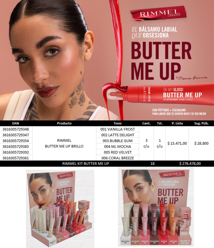 Rimmel - Kit Butter Me Up