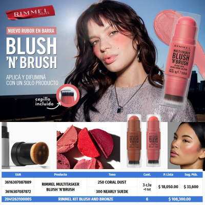 Rimmel - Kit Blush And Bronze