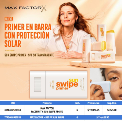 Max Factor Kit Ff Sun Swipe