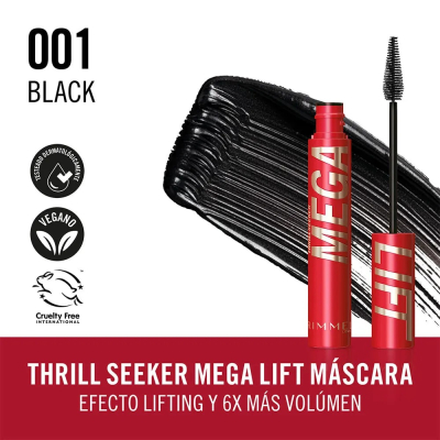 Rimmel - Mascara Ts Megalift -Black 001