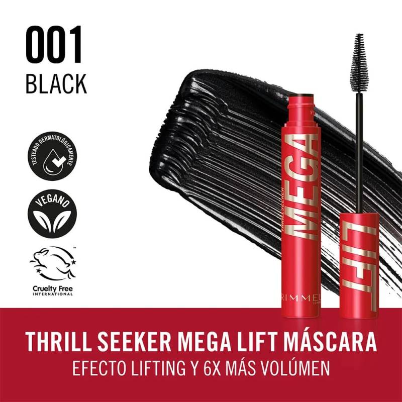 Rimmel - Mascara Ts Megalift -Black 001