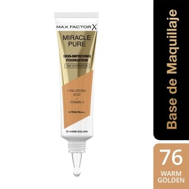 Max Factor - Miracle Foundation - 76 Warm Golden