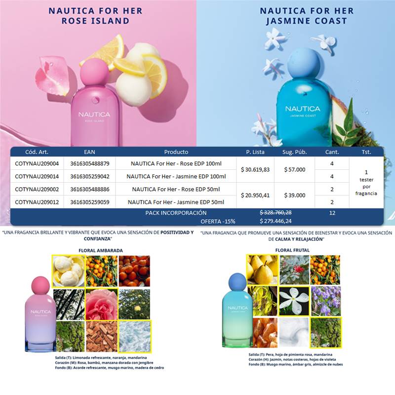 Nautica - Pack Incorporacion Nautica For Her