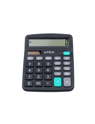 Calculadora De Escritorio 12 Digitos Con Panel Solar Y Apagado Automatico