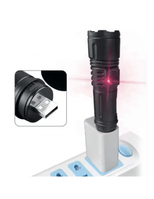 Linterna Mini Aitech Recargable Usb Con 3 Modos De Luz