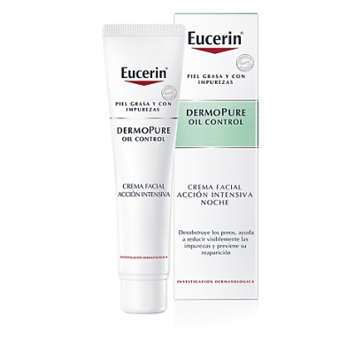 Eucerin Dermopure Oil Control Crema Facial Intensiva De Noche 40ml