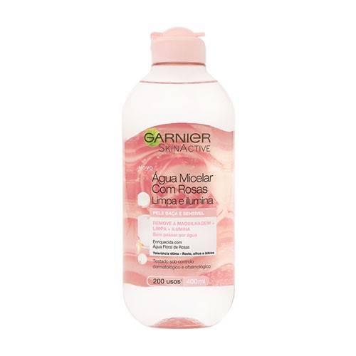 Skin Active - Agua Micelar Rosas 400Ml - Piel Opaca Y Sensible