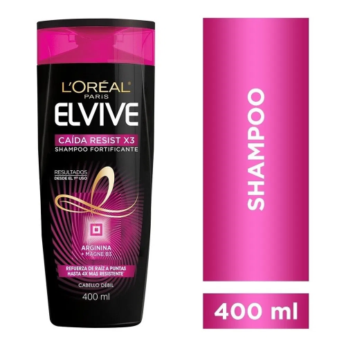 Elvive Shampoo X 400ml Caida Resist Reno - Keratina