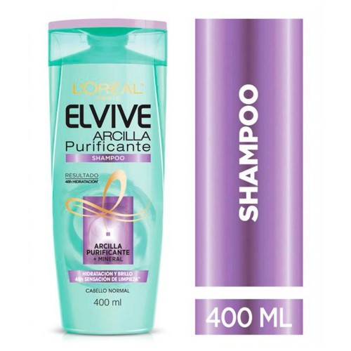 Elvive Shampoo X 400ml Arcilla Extraordinaria - Keratina