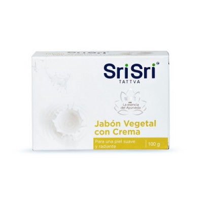 Sri Sri - Jabon Ayurvedico Vegetal Con Crema De Leche 100gr