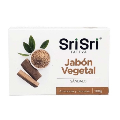 Sri Sri - Jabon Ayurvedico Vegetal Sandalo 100gr